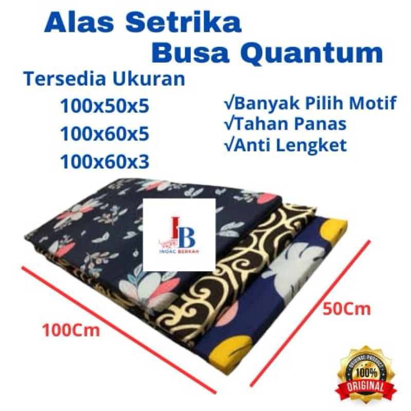Alas Setrika Busa Quantum Alas Gosok Setrika Alas Gosok Anti Lengket Tahan Panas