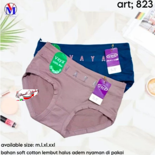 VAYA CD ORIGINAL / CELANA DALAM TERBARU TYPE 823 WANITA / PEREMPUAN / CEWEK EMBOST VAYA TENGAH