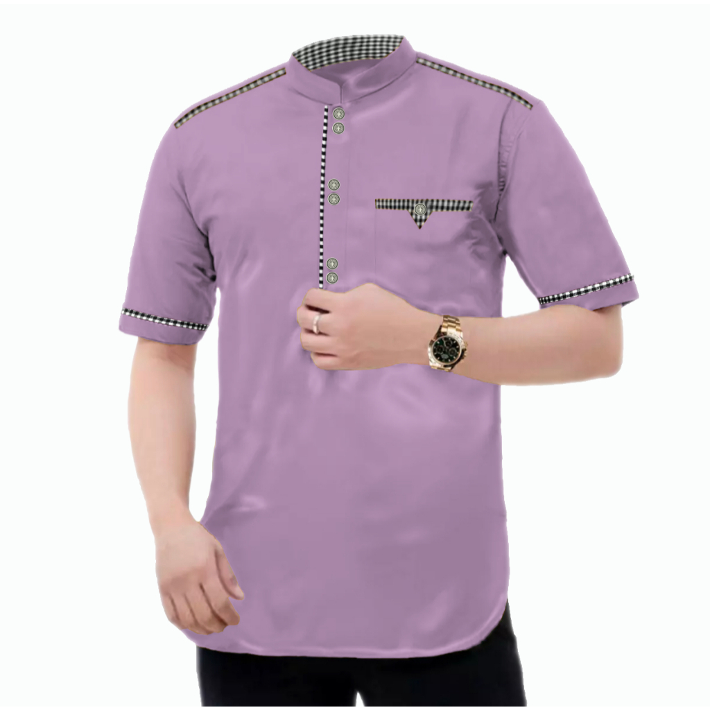 ARFAN - NEW 2025 BAJU KOKO KEMEJA KURTA JUMBO KATUN TOYOBO PREMIUM LENGAN TANGAN PENDEK TERBARU LEBA