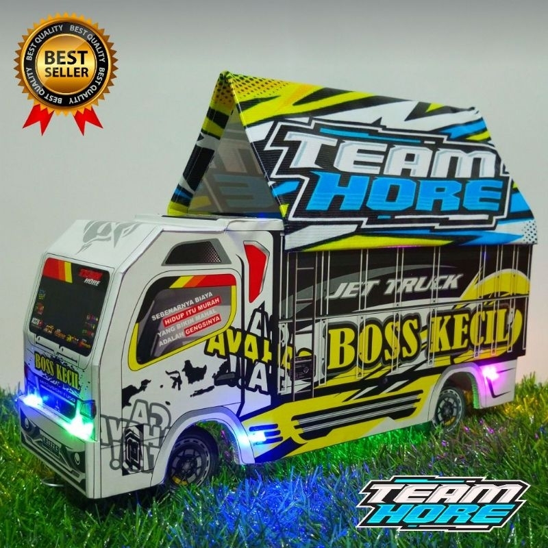 MINIATUR TRUK OLENG  JUMBO TERMURAH FULL VARIASI BONUS TERPAL TERLARIS  RC REMOTE CONTROL