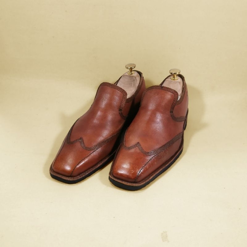 Sepatu Formal Kulit Vintage Dress Up Size 41
