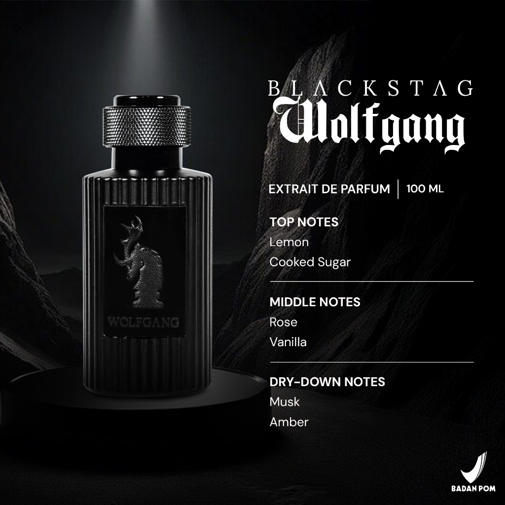 BLACKSTAG WOLFGANG 100ml | Extrait De Parfum | Parfum Pria Tahan Lama