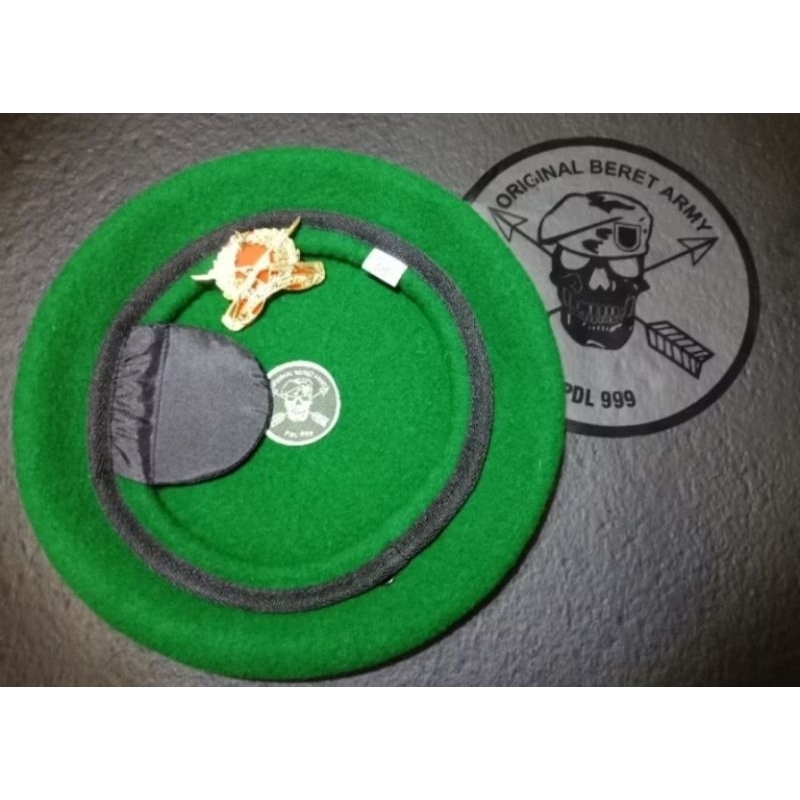 Baret tengkorak/Baret Infanteri/Baret Hijau PDL 999