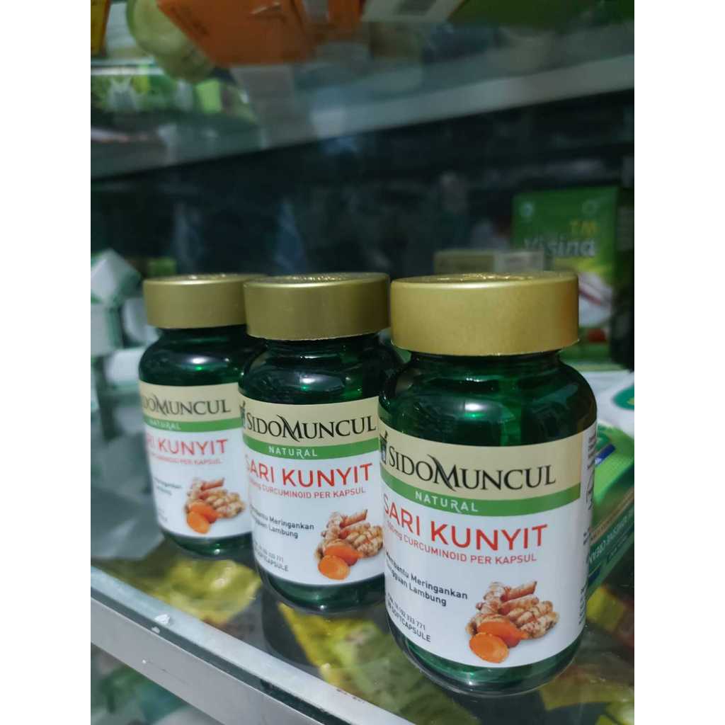 Sido Muncul Sari Kunyit 50 Kapsul / SidoMuncul Natural Sari Kunyit 50's