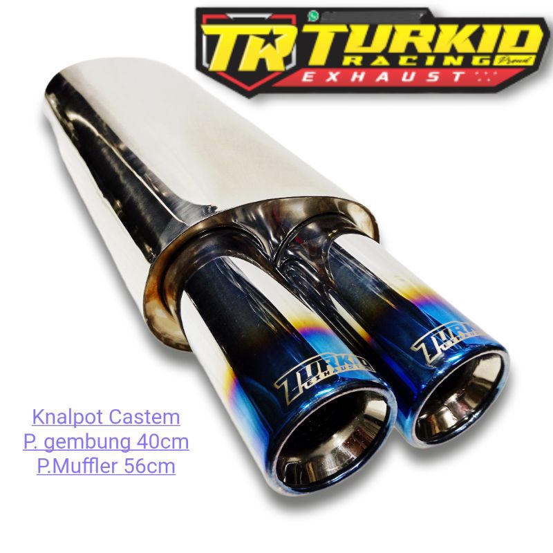 Knalpot Cabang Castem panjang Gembung 40cm Knalpot Cabang 2 knalpot Bmw Knalpot Bas Ulem Knalpot Cat