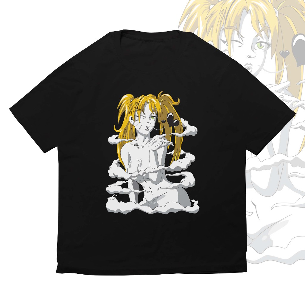 Kaos T-Shirt Anime Naruto Oiroke No Jutsu - Pria dan Wanita Cotton Combed 30s Big Size 7XL