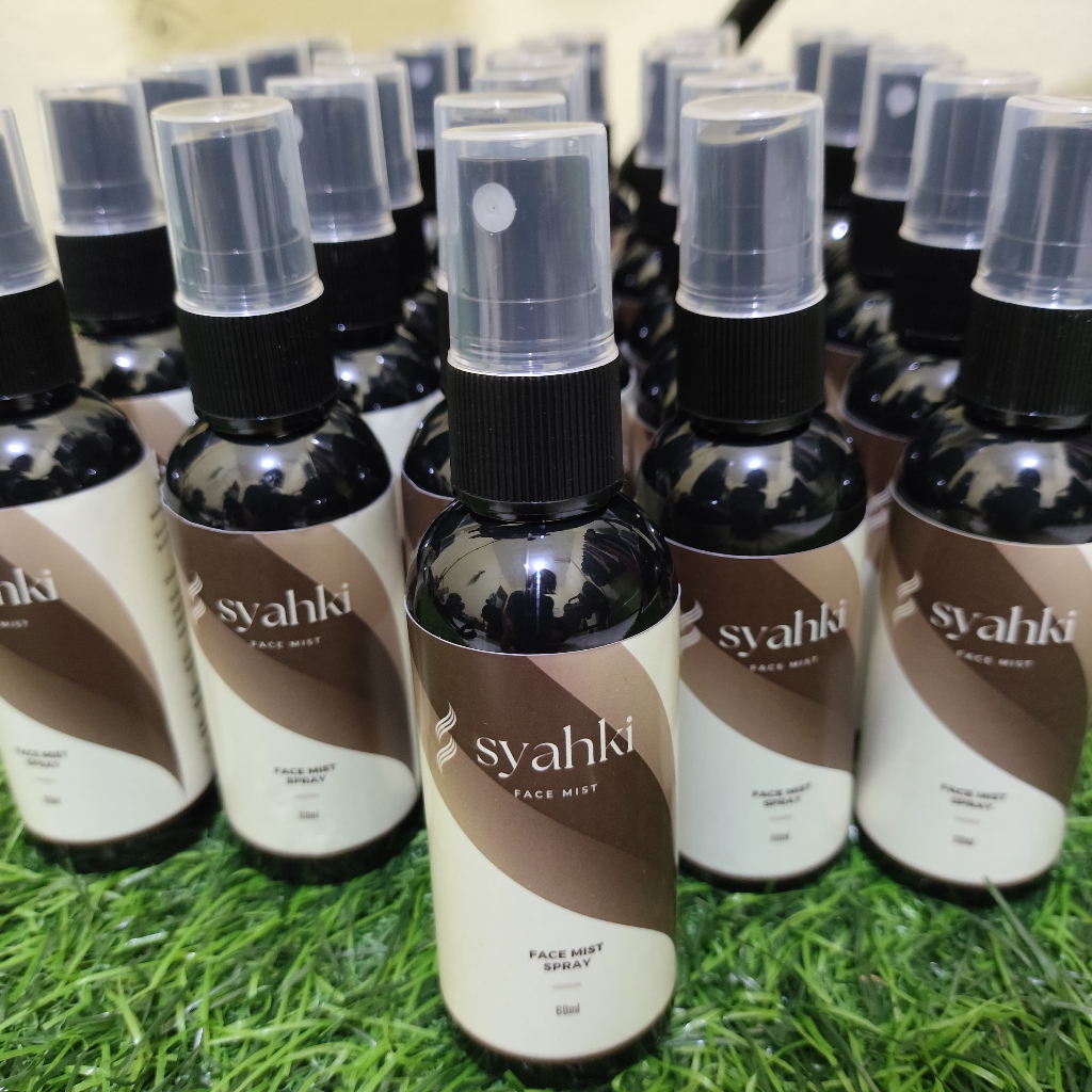 Facemist Safron Original 100% By Syahki l Facemist Safron With Rose Water 60ml