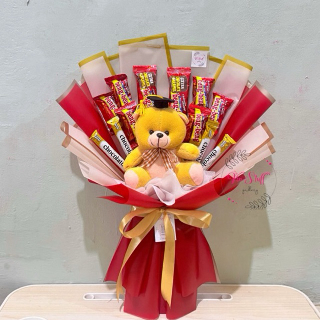 

Buket Boneka Mix Coklat Beng-Beng