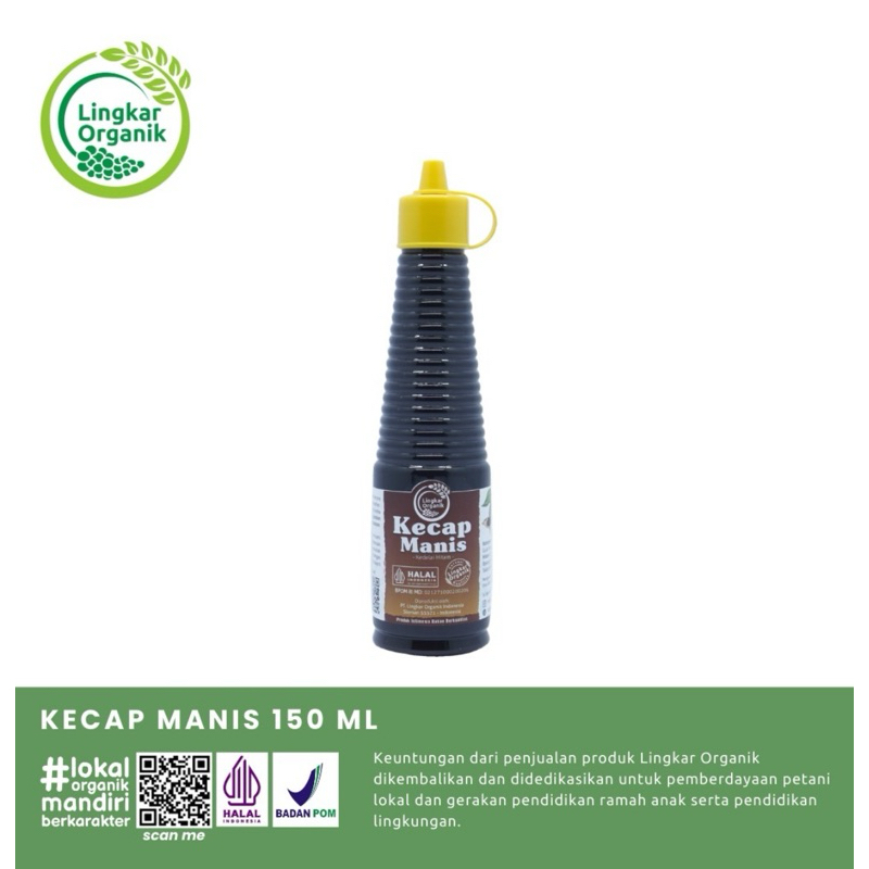 

Kecap Manis Lingkar Organik Kecil 150ml