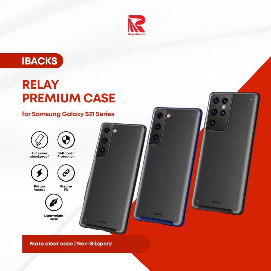 Ibacks Relay Case For Samsung Galaxy S21 Ultra casing hp