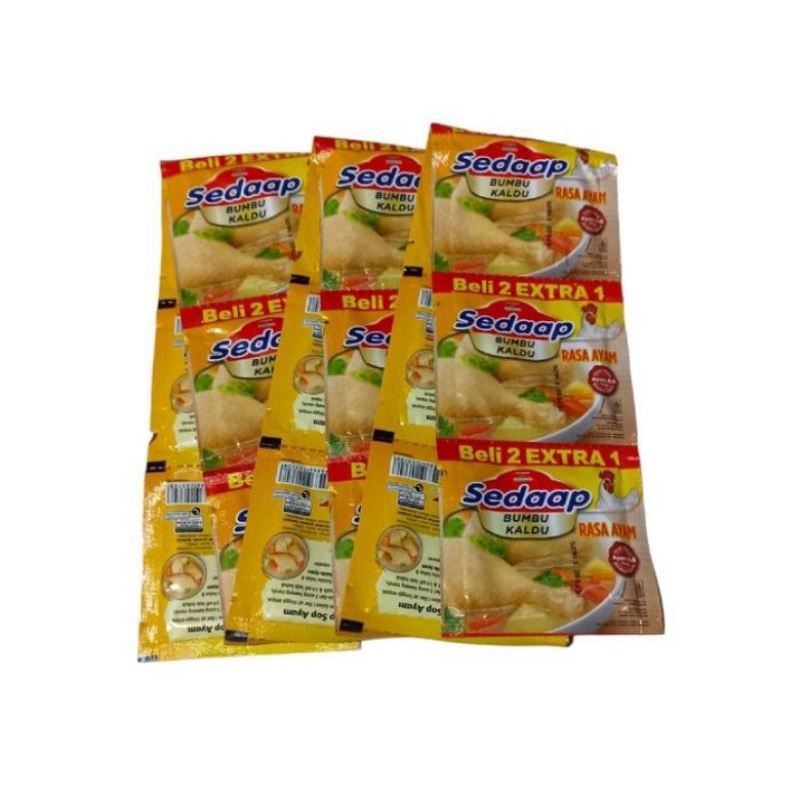 

SEDAP BUMBU KALDU RENCENG ISI .18 SASET 9 grams masaka