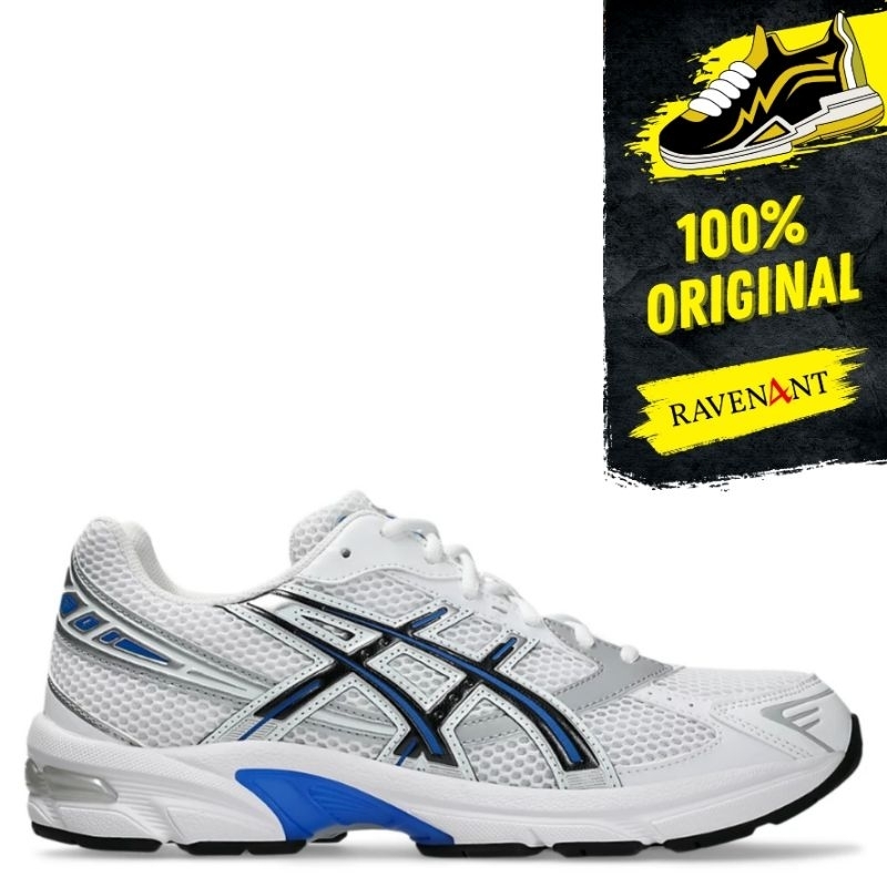 ASICS Gel-1130 White Tuna Blue ORIGINAL - Sepatu Sneakers Pria