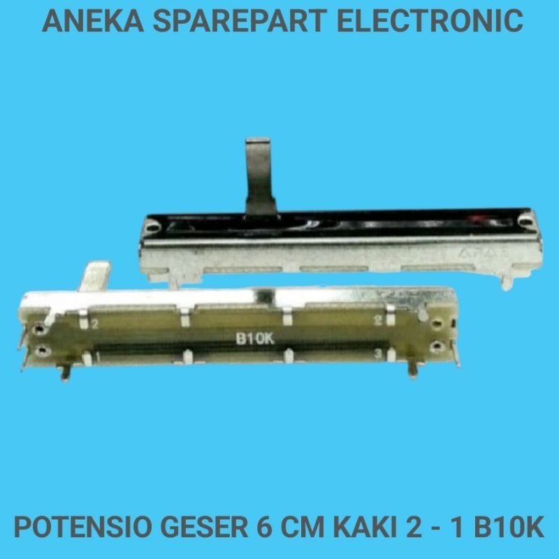 POTENSIO GESER 6 CM KAKI 2 - 1 B10K