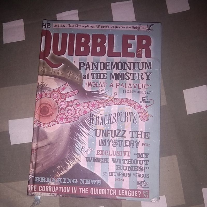 

Buku catatan notebook hard cover Harry Potter - Quibbler