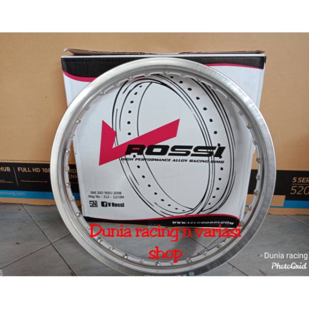 KODE V57W Velg Rossi 14 18  16 18  185 18  215 18  25 18 Silver Gold Hitam Hole 36 harga satuan