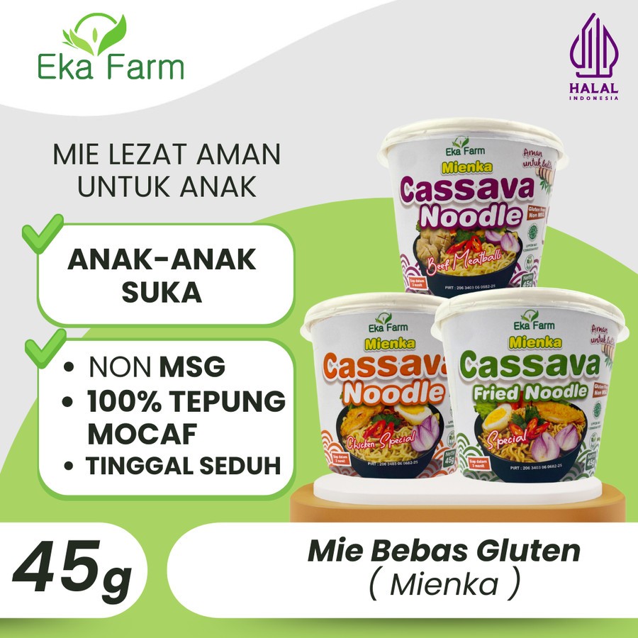 

Mie Mocaf Mienka Eka Farm - Chicken Special, 45gr