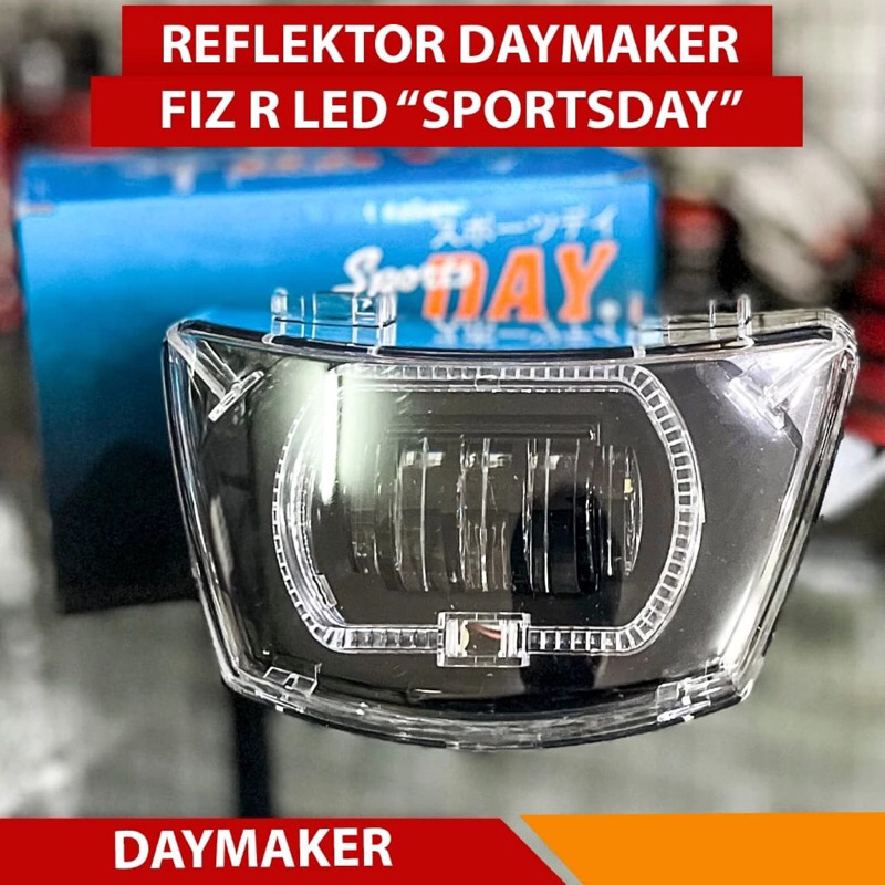 aj_motor87 // LAMPU DEPAN FIZ R / REFLEKTOR FIZ R / DAYMAKER FIZ R / DAYMAKER FIS R / DAYMAKER VEGA 