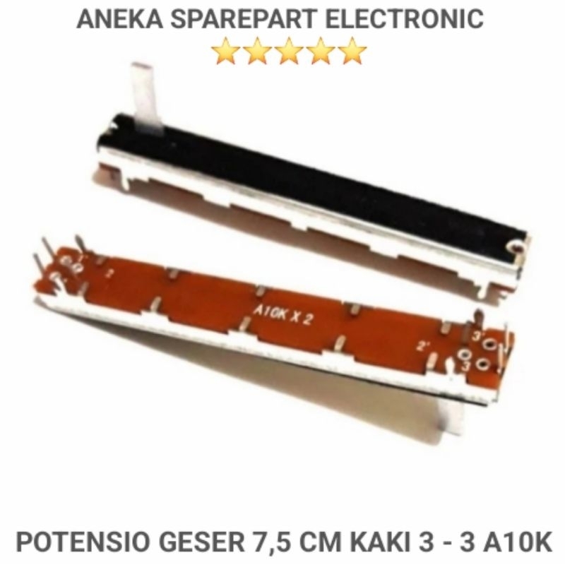 POTENSIO GESER 7,5 CM KAKI 3 - 3 A10K