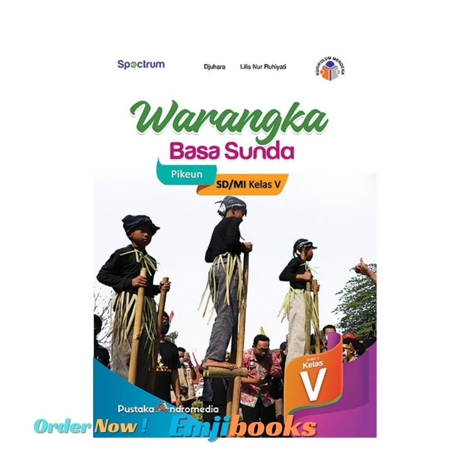 Buku Kelas 5 Warangka Basa Sunda Kurikulum Merdeka PT Andromedia