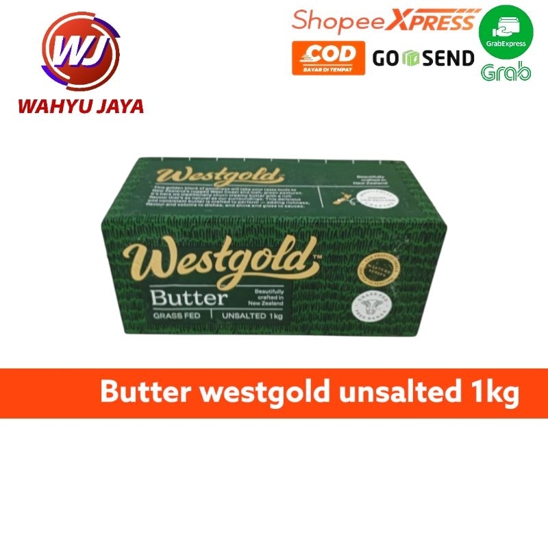 

butter west gold unsalted 1kg