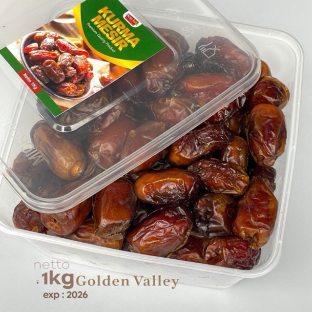 

Golden Valley Kurma Mesir Madu Premium Kemasan Curah Kiloan