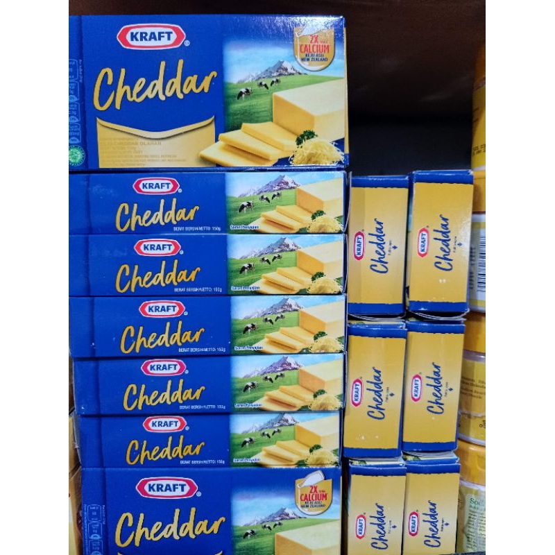 

keju kraft cheddar 150gr