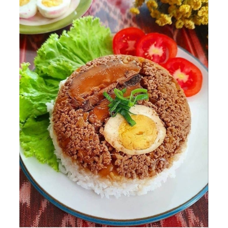 

nasi tim ayam jamur frozen
