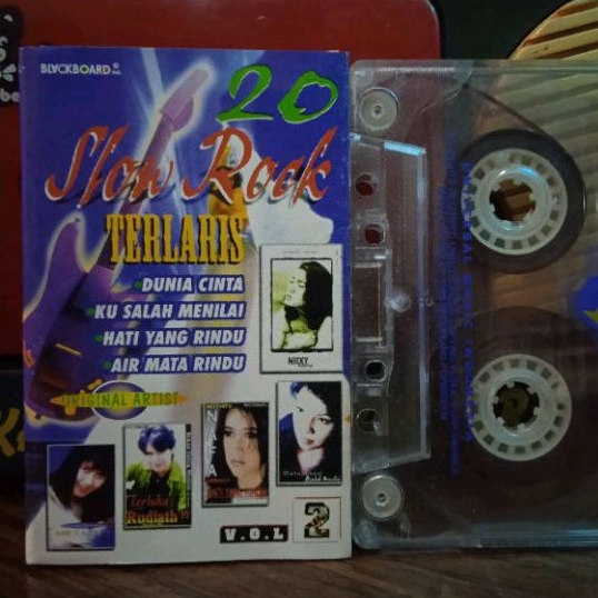 kaset pita 20 slow rock terlaris vol 2