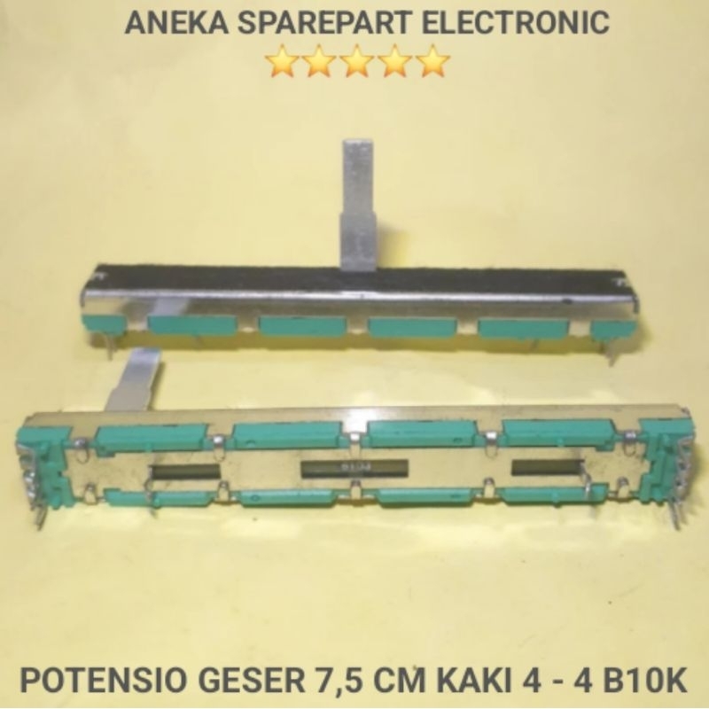 POTENSIO GESER 7,5 CM KAKI 4 - 4 B10K