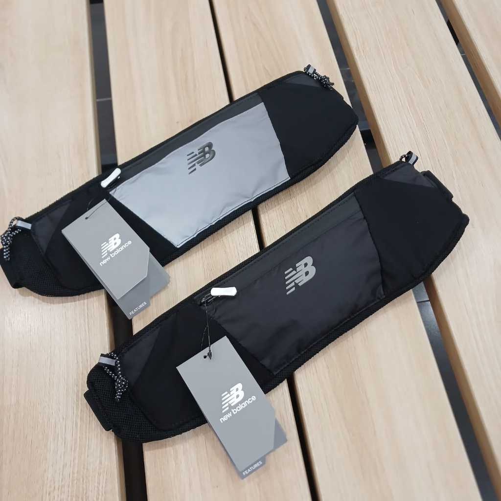 Tas Pinggang Lari - NEW BALANCE  Accessory Belt - Black [LAB51207] - Original