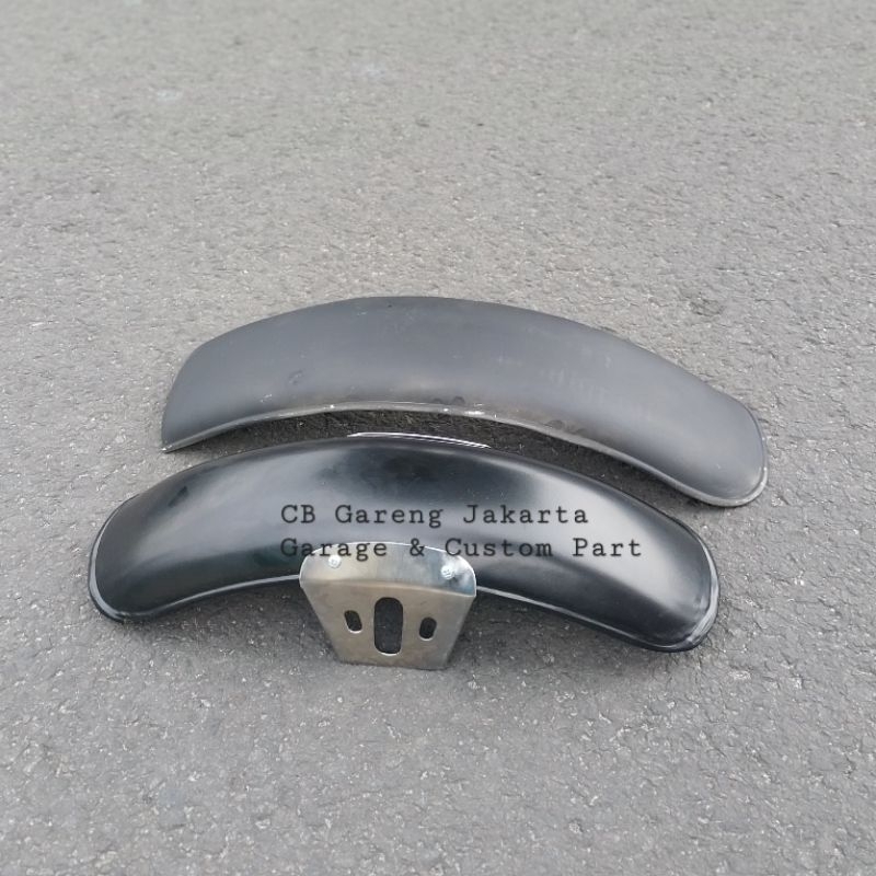 Spakbor Slebor Depan BONUS Breket Untuk Motor Custom PNP CB GL Megapro Tiger Tebal Kualitas Tinggi