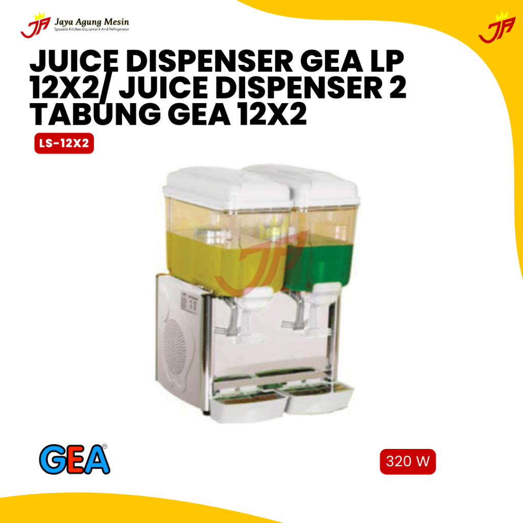 GEA - Juice Dispenser LP 12x2/ Juice Dispenser 2 Tabung 12x2