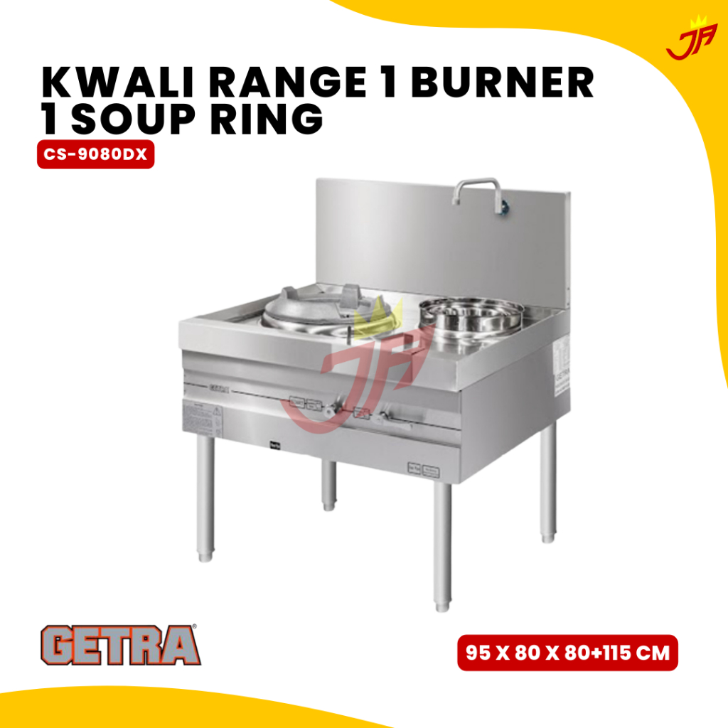 GETRA Gas Kwali Range CS-9080DX/Kwali Range 1 Burner 1 Soup Ring