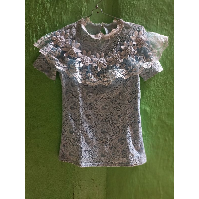 Preloved Atasan Blouse Brukat