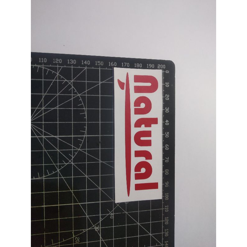

stiker cutting natural