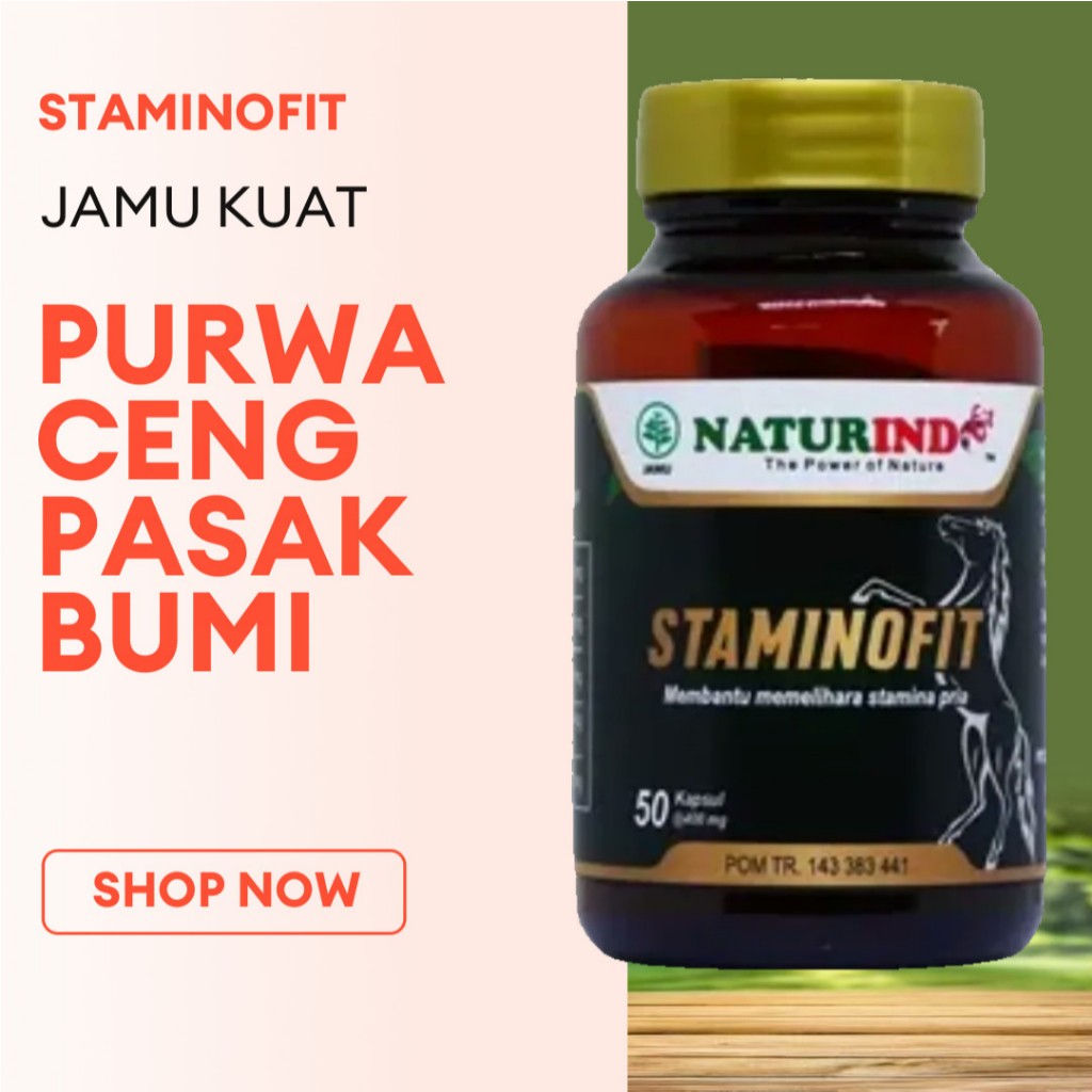 Herbal Stamina Pria Dewasa Staminofit Naturindo Herbal spesial untuk stamina pria