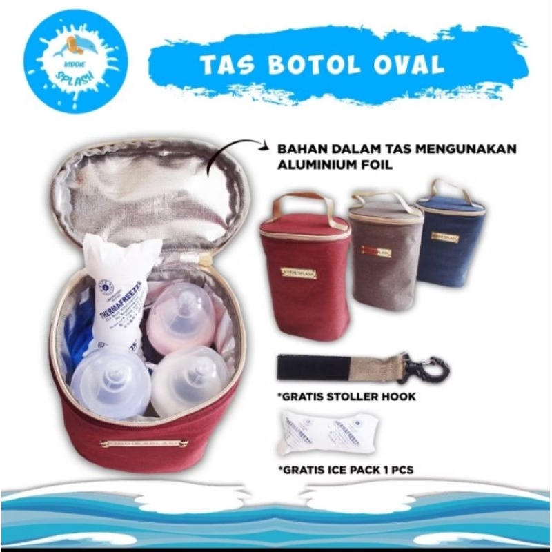 Preloved Kiddie Splash - Cooler Bag (warna grey). Terawat dan masih seperti baru.