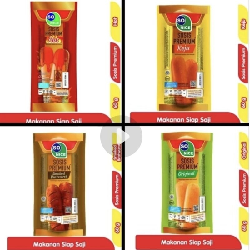 

So Nice Sosis Premium 60 g