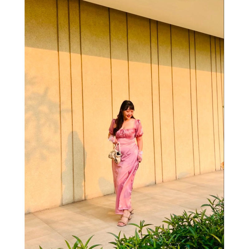 PRELOVED DRESS DUSTY PINK