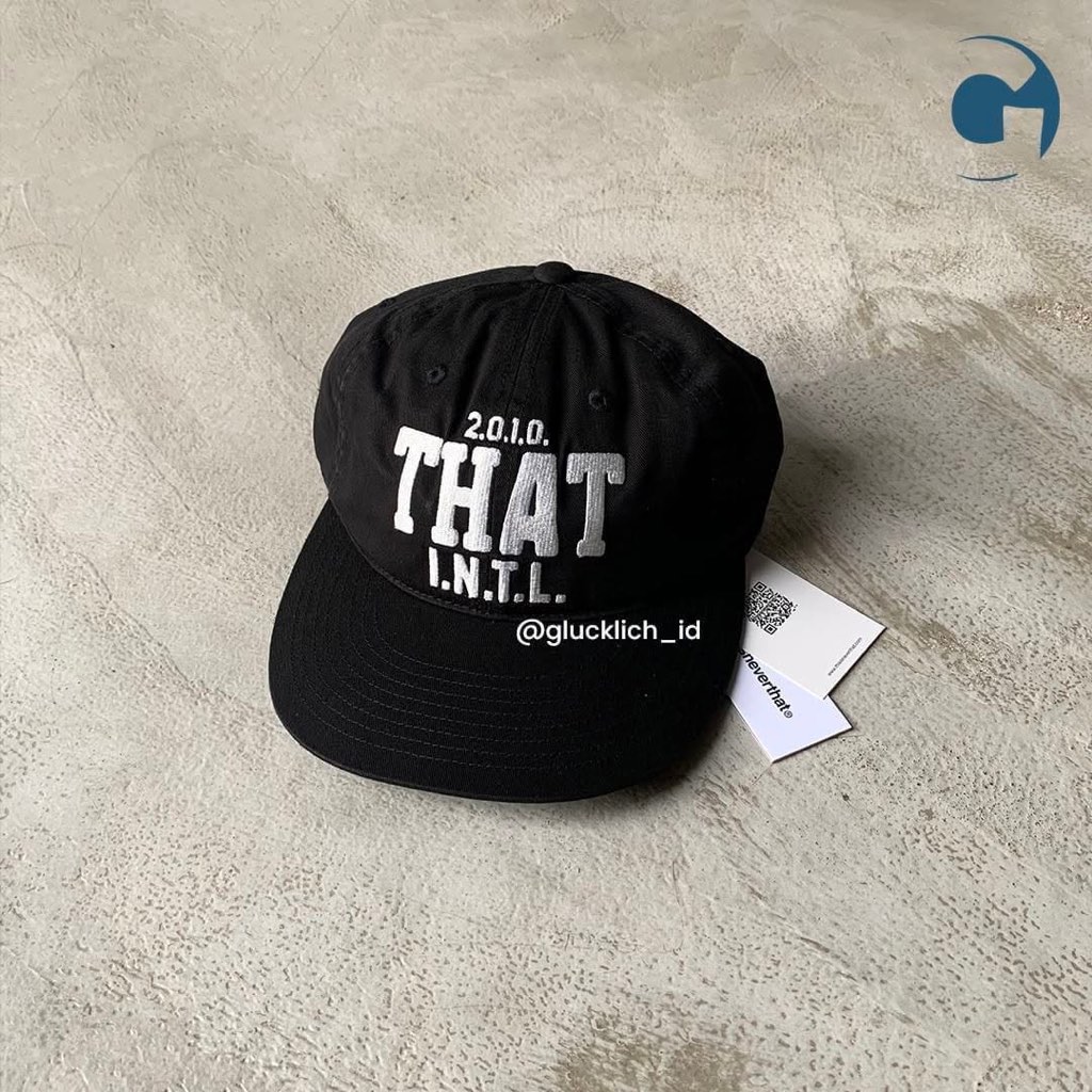 THISISNEVERTHAT®, THAT Cap in Black
