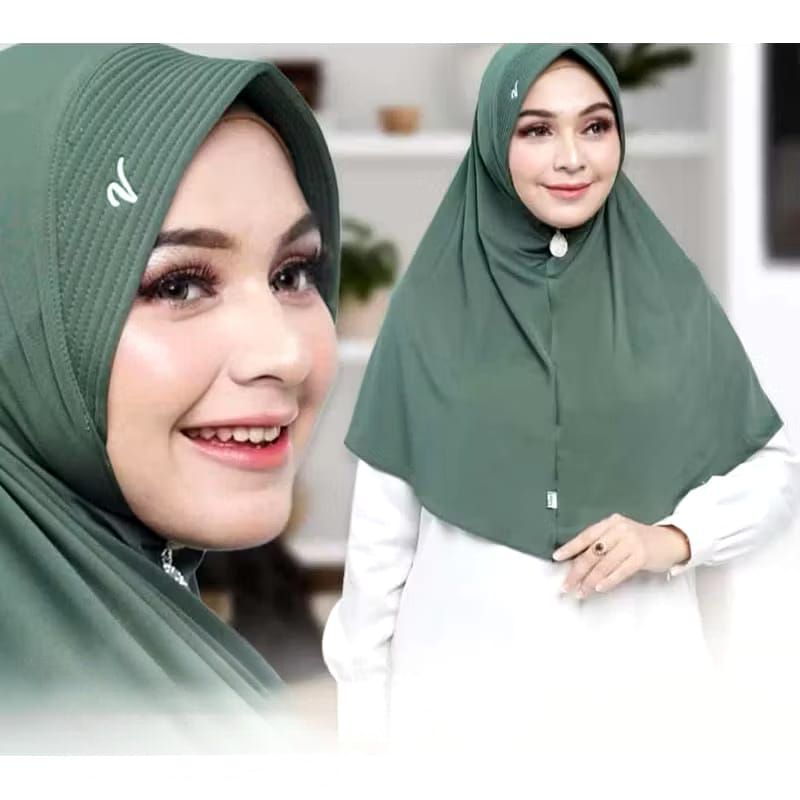 HIJAB INSTAN BERGO PREMIUM SIZE L | Vania