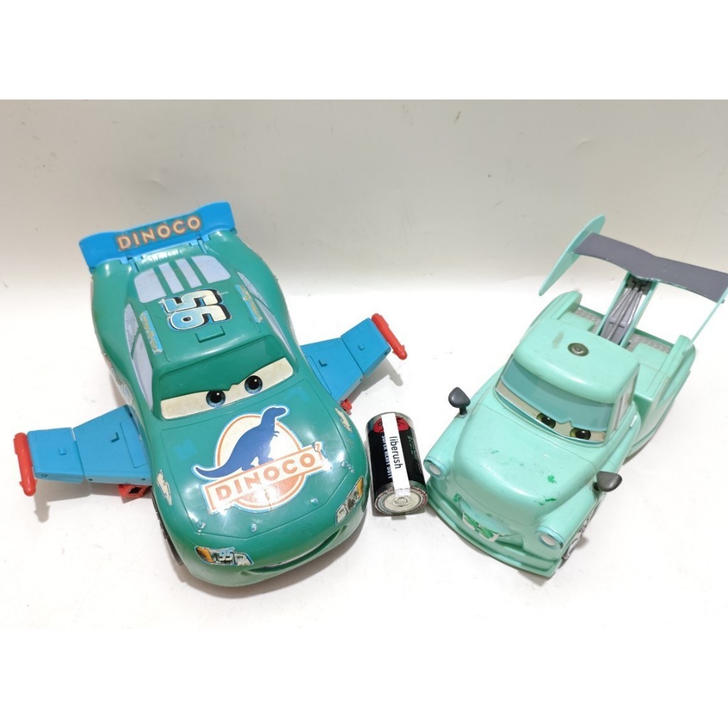 set disney cars lightning mcqueen shooting missiles & toms tech mattel disney cars tokyo mater cars 