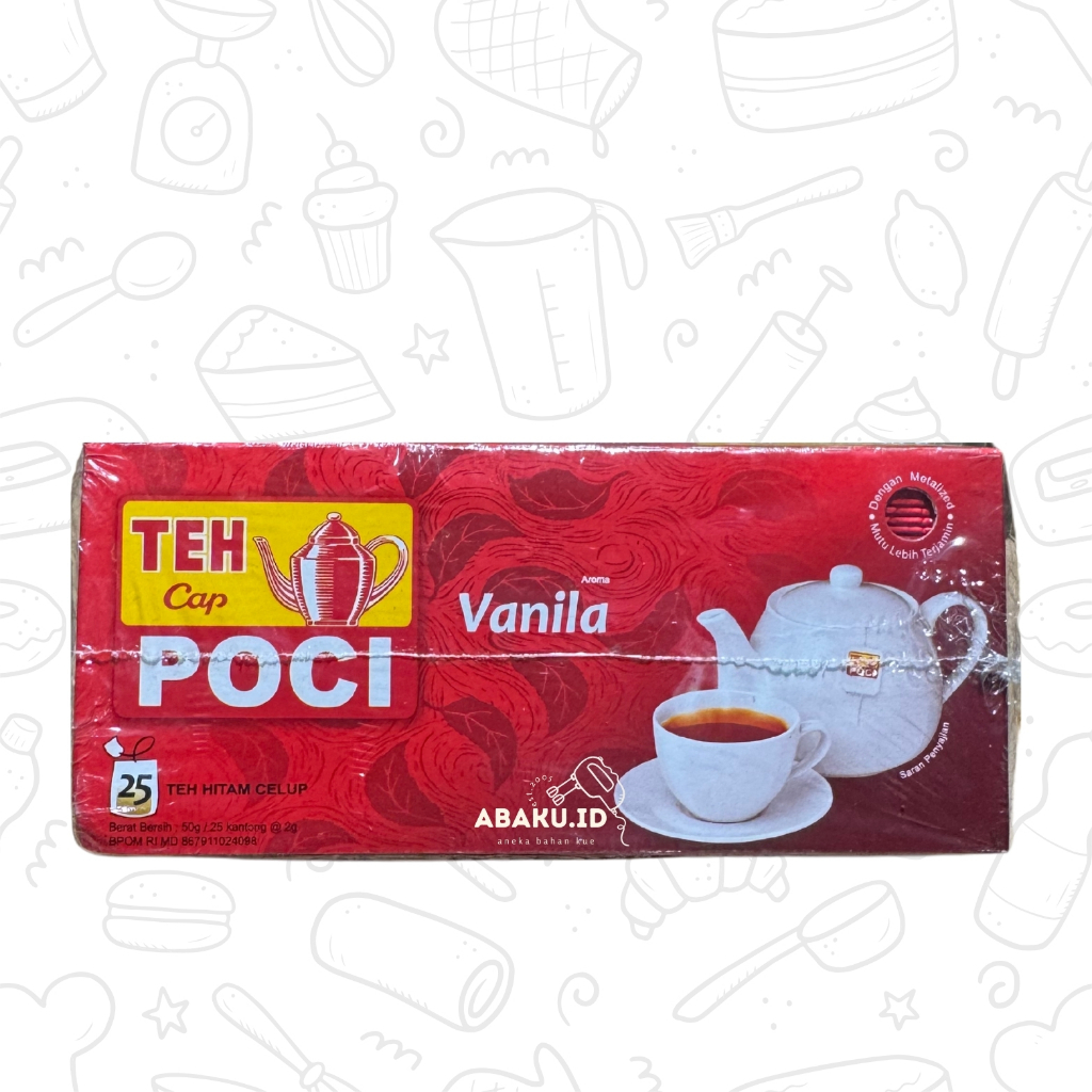 

TEH CAP POCI VANILA ISI 25