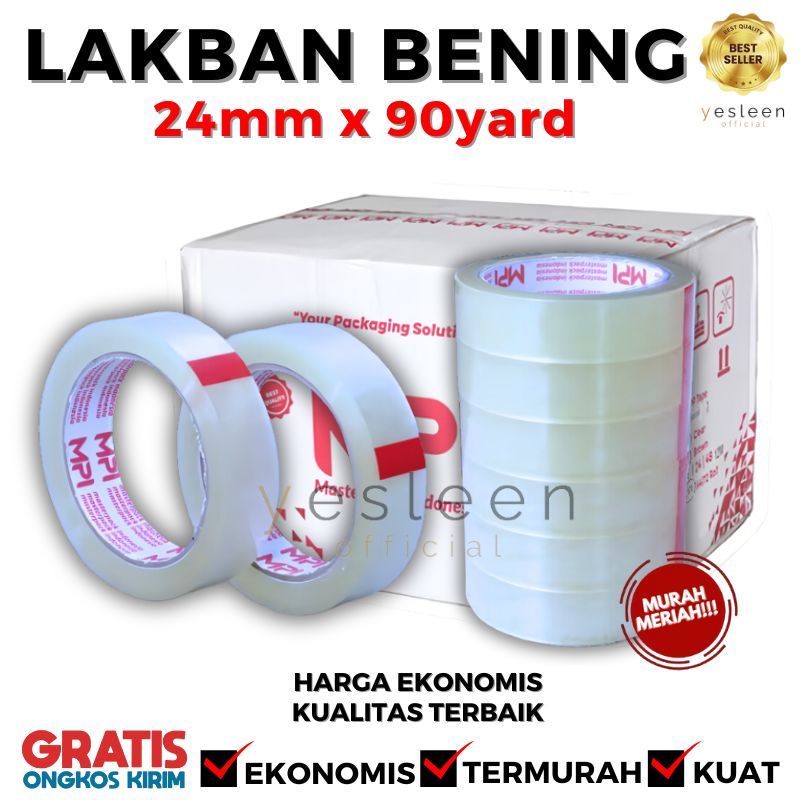 

Lakban 1inch | Lakban 1/2 inch | Isolasi 24mm x 90yard | Selotip 12mm x 90 yard Kuliatas Super Bening, Lengket, Kuat & Murah
