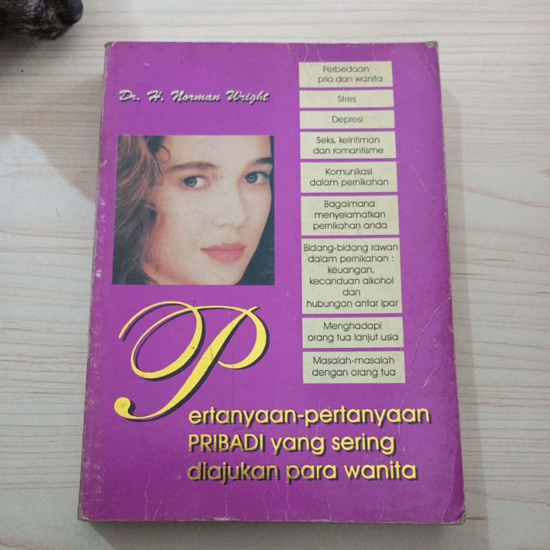 BUKU PERTANYAAN PERTANYAAN PRIBADI YANG SERING DIAJUKAN PARA WANITA OLEH DR H NORMAN WRIGHT
