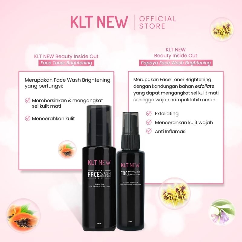 Sabun KLT New BPOM ORI Toner KLT New Hitam BPOM ( 1 Sabun 1 Toner )