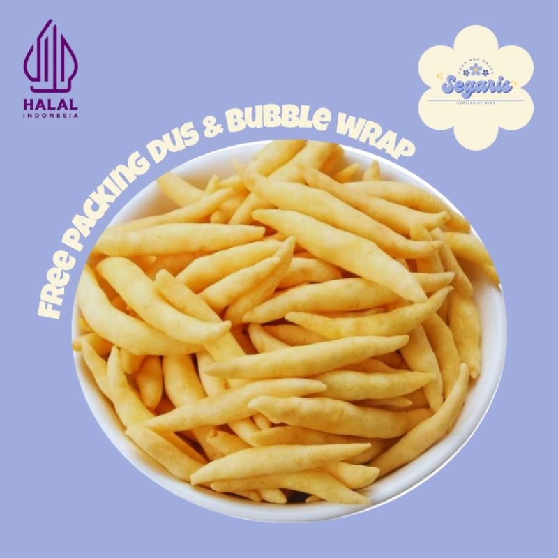 

segaris snack - stick gabus keju premium snack lebaran cemilan enak