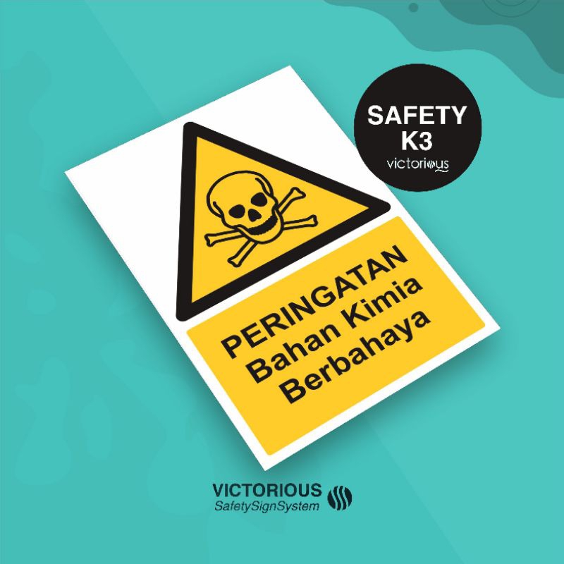 

Sticker Safety K3 Peringatan Bahan Kimia Berbahaya | Sticker Vinyl Tahan Air