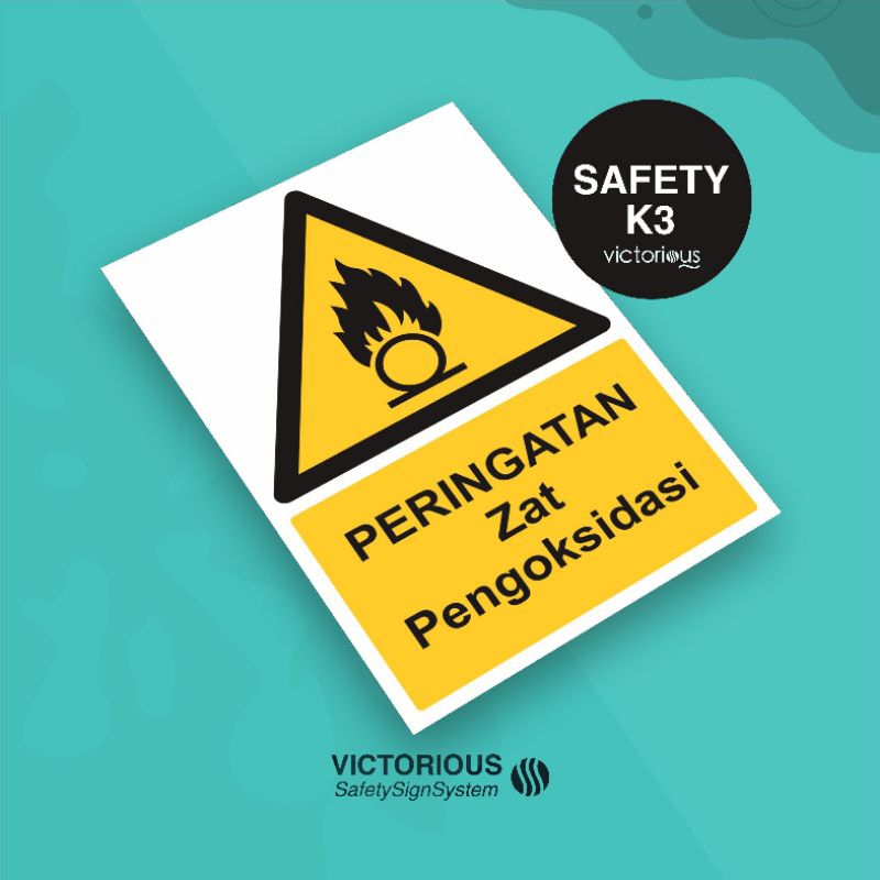 

Sticker Safety K3 Peringatan Gas Pengoksidasi | Sticker Vinyl Tahan Air