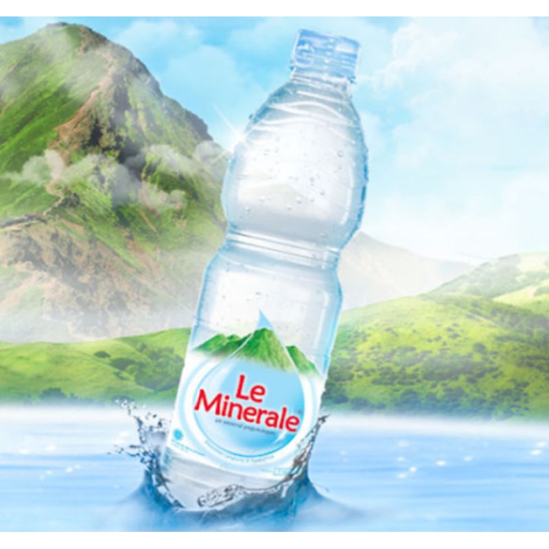 

Kemasan botol Le Mineral Water 600ml